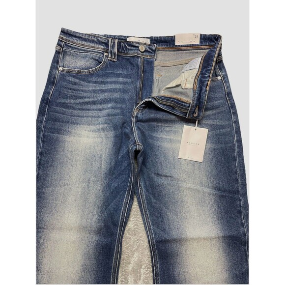 Kancan High Rise Holly Flare Leg Wide Hem Women's Size 15/31 Retro Style Jeans - Picture 9 of 12